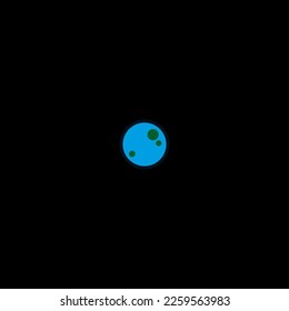 Planet earth in outer space