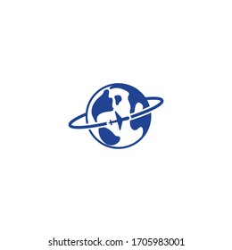 Planeta tierra y plano vector icono plano. 