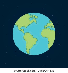 planet earth seen from space