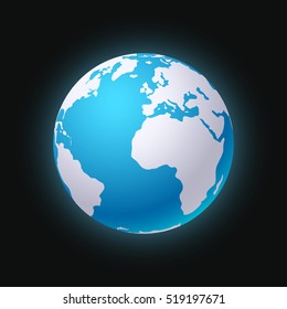 planet earth sillhouette 01