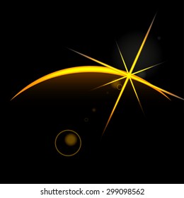 Planet earth with sunrise vector
