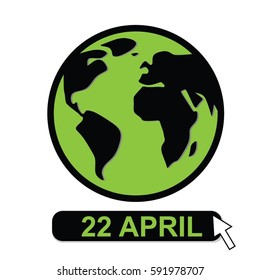 planet earth vector icon
