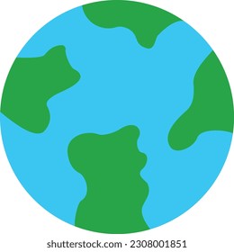 Icono del vector Planeta Tierra. Se puede usar para imprimir, móviles y aplicaciones web.