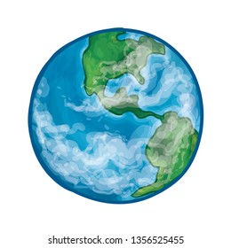 Planet Earth Vector Illustration