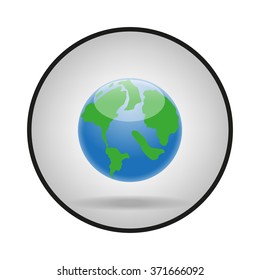 planet earth vector illustration