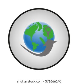 planet earth vector illustration