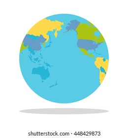 Planet Earth vector illustration. 
