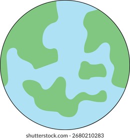 Planeta terra vetor sobre fundo branco, planeta terra ícone