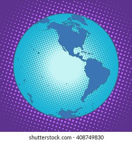 Planet Earth Western hemisphere