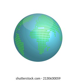 Planet earth. World map. Geography concept. Communication technology. Vector illustration. stock image. E