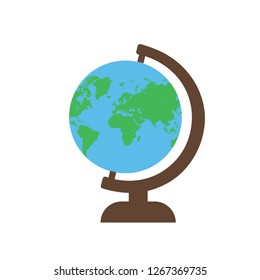 Planet Earth. World map. Globe. vector
