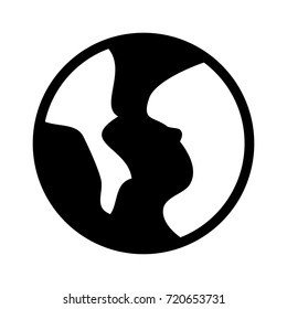 planet earth world system solar icon