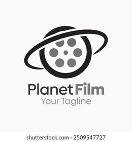 Plantilla de Diseño de Logo de Planet Film. Bueno para empresas, agencias, comunidad y Organización