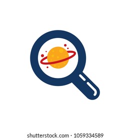 Planet Find Logo Icon Design