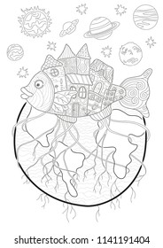  planet with fish city