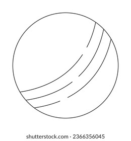 Planet flat monochrome isolated vector object. Celestial body. Cosmos. Editable black and white line art drawing. Simple outline spot illustration for web graphic design