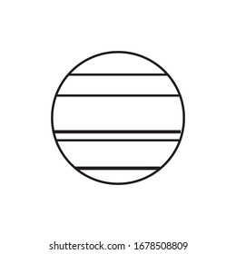 Planet Galaxy Icon Design Vector