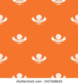 Planet game pattern vector orange for any web design best