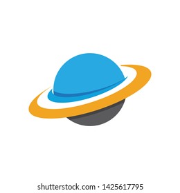 Planet globe icon vector design template