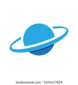 Planet globe icon vector design template