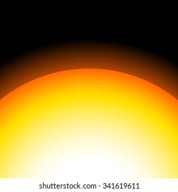 The planet with glowing rays; moon; new horizon; eclipse; universe; Saturn; Pluto; Sun