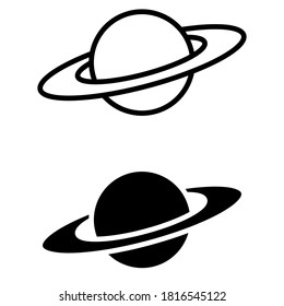 Planet helmet icon vector set. Space illustration sign collection. Cosmonaut symbol.