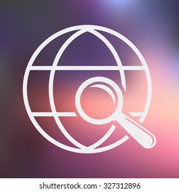 Planet icon. 