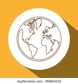Planet icon design