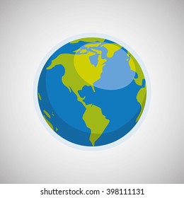 Planet icon design
