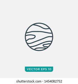 Planet Icon Design, Vector EPS10