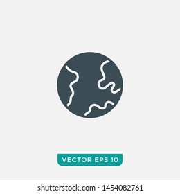 Planet Icon Design, Vector EPS10