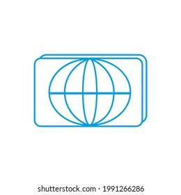 Planet Ikone für Design. Vektorbild.