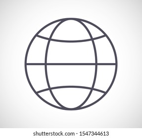 planet icon globe, vector,. lorem ipsum Flat Design JPG
