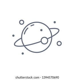 planet icon illustration isolated vector sign symbol