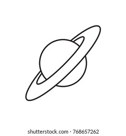 planet icon illustration isolated vector sign symbol