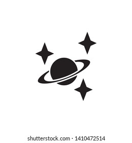 planet icon, logo design template