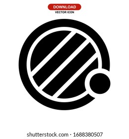 planet icon or logo isolated sign symbol vector illustration - high quality black style vector icons
