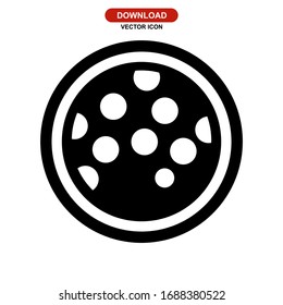 planet icon or logo isolated sign symbol vector illustration - high quality black style vector icons

