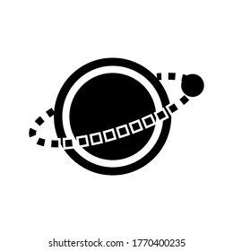 Planet icon or logo isolated sign symbol vector illustration - high quality black style vector icons
