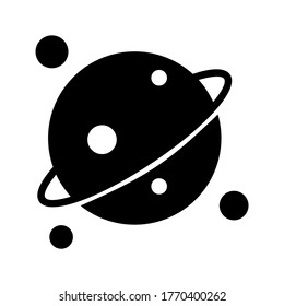 Planet icon or logo isolated sign symbol vector illustration - high quality black style vector icons
