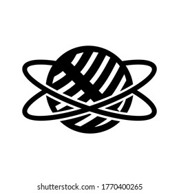Planet icon or logo isolated sign symbol vector illustration - high quality black style vector icons
