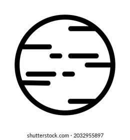 planet icon or logo isolated sign symbol vector illustration - high quality black style vector icons
