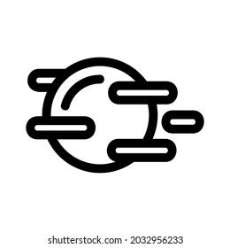 planet icon or logo isolated sign symbol vector illustration - high quality black style vector icons
