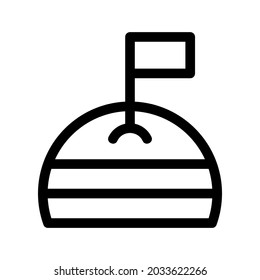 planet icon or logo isolated sign symbol vector illustration - high quality black style vector icons
