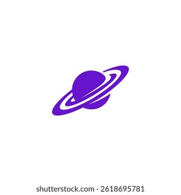 Planet icon or logo isolated sign symbol illustration
