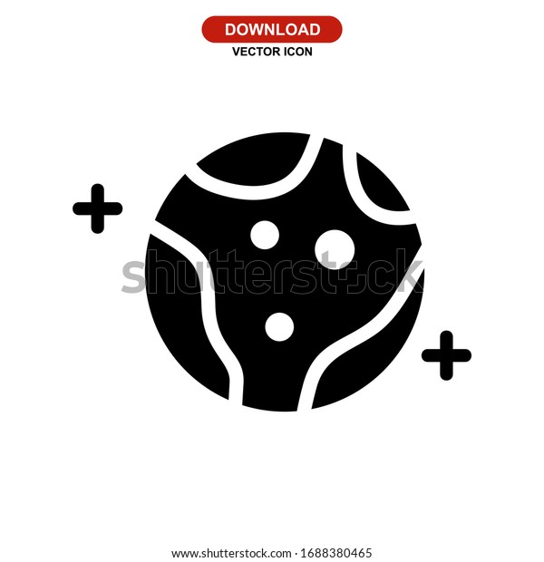 planet icon or logo
isolated sign symbol vector illustration - high quality black style
vector icons
