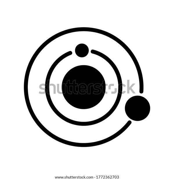 Planet icon or logo\
isolated sign symbol vector illustration - high quality black style\
vector icons\
