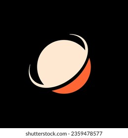 PLANET ICON LOGO VECTOR TEMPLATE