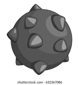 Planet icon in monochrome style isolated on white background vector illustration