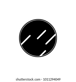 planet icon on white background